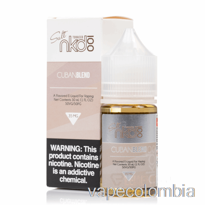 Mezcla Cubana Desechable Vape - E-líquido De Sal Nkd100 - 30ml 35mg